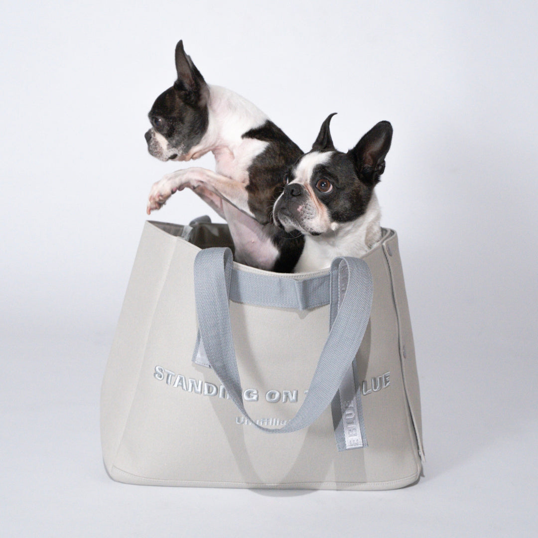 【TOTEME】ベルトダブルトート グレー 大人エレガント 上品 TOTEME ベルテッド ハンドバッグ | グレー | FARFETCH JP