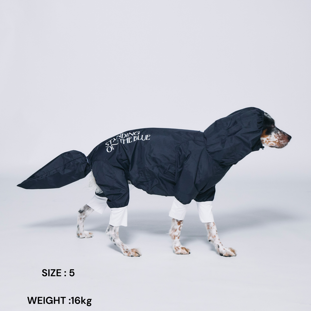 犬用 レインスーツ 防水 防風 透湿 | 雨の日 お散歩 大型犬対応